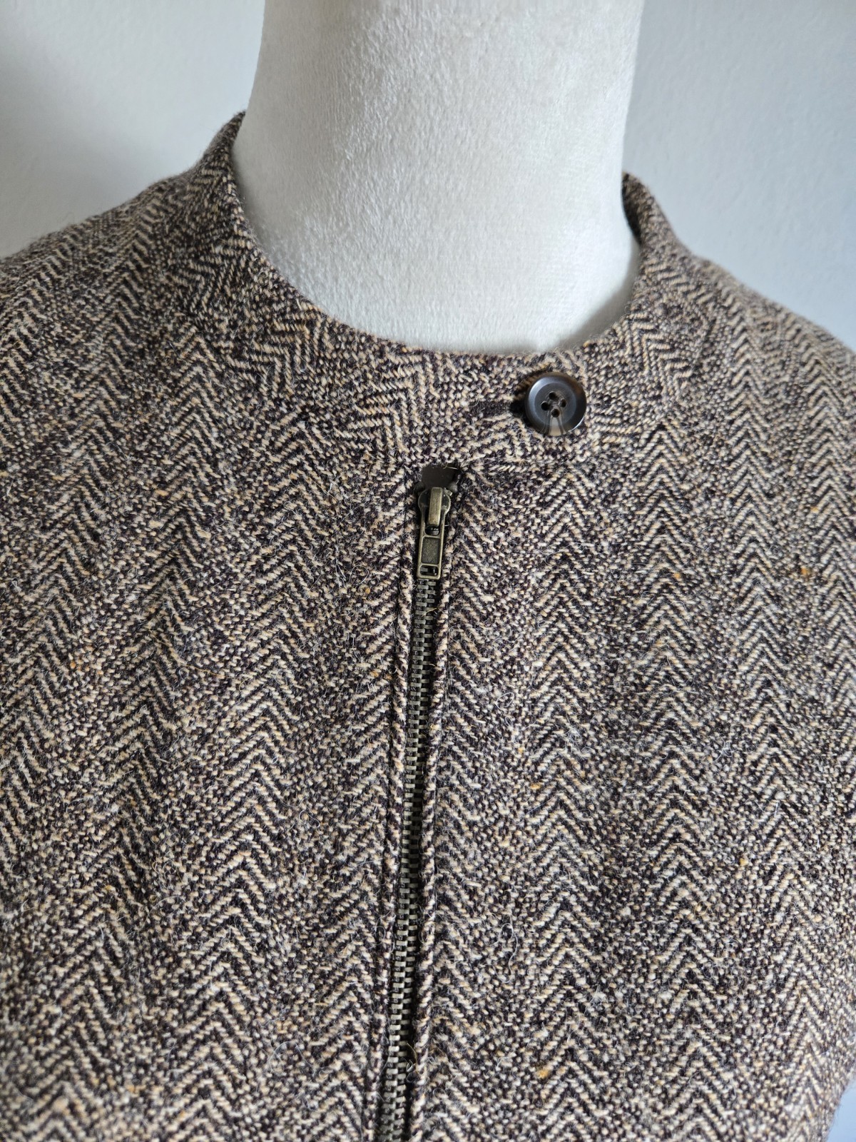 Harve Benard byBenard Holtzman/jumperDres/vintage/women/size12/wool/brown/pocket