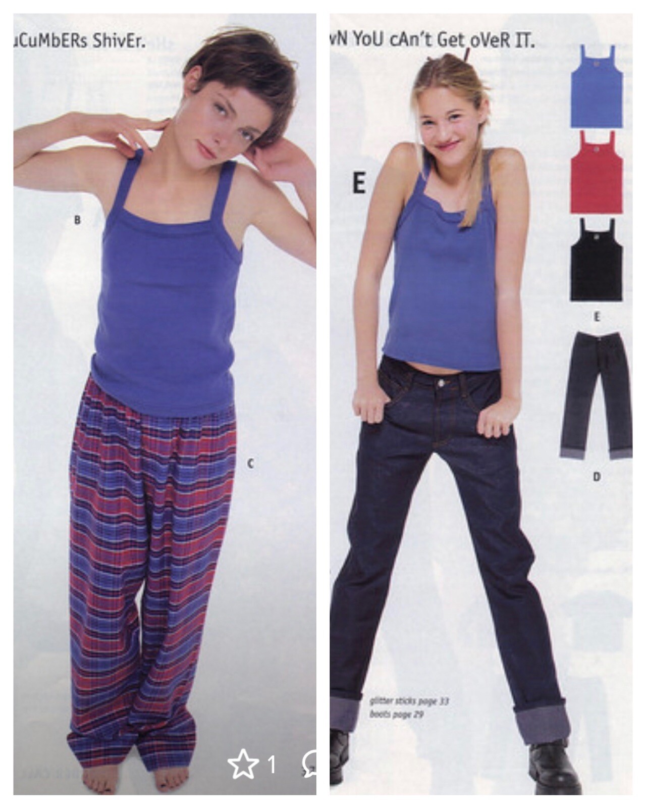 Vintage 90s Y2K Navy Blue Tank Top Delias Alloy Skate Surf 100% Cotton Grunge