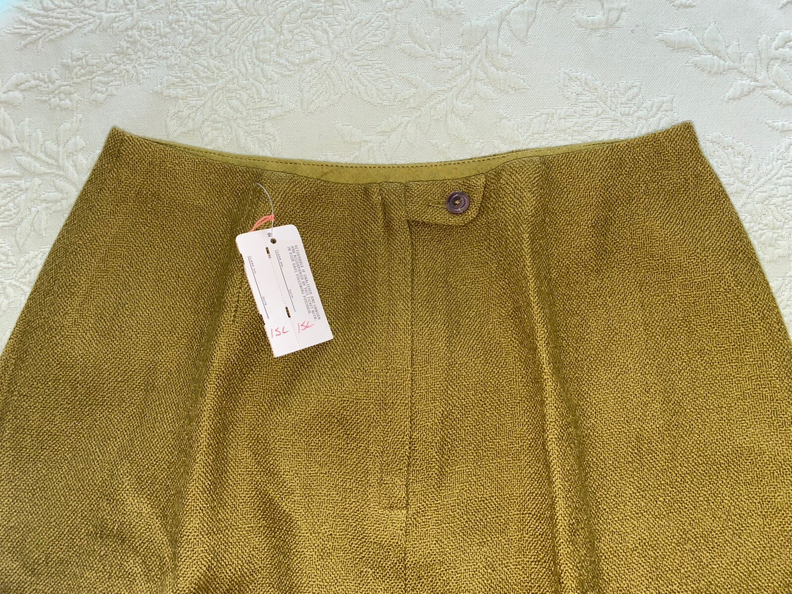 Vintage Pencil Skirt 60s Tami Sophisticates San Francisco Green NEW M/L Mod GoGo