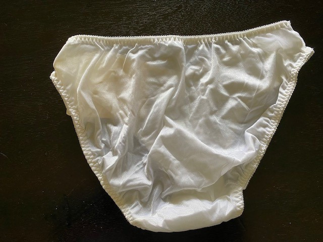 Vintage Lily of France by Dolores White Floral Stretch Panties L Style 3269 NWT