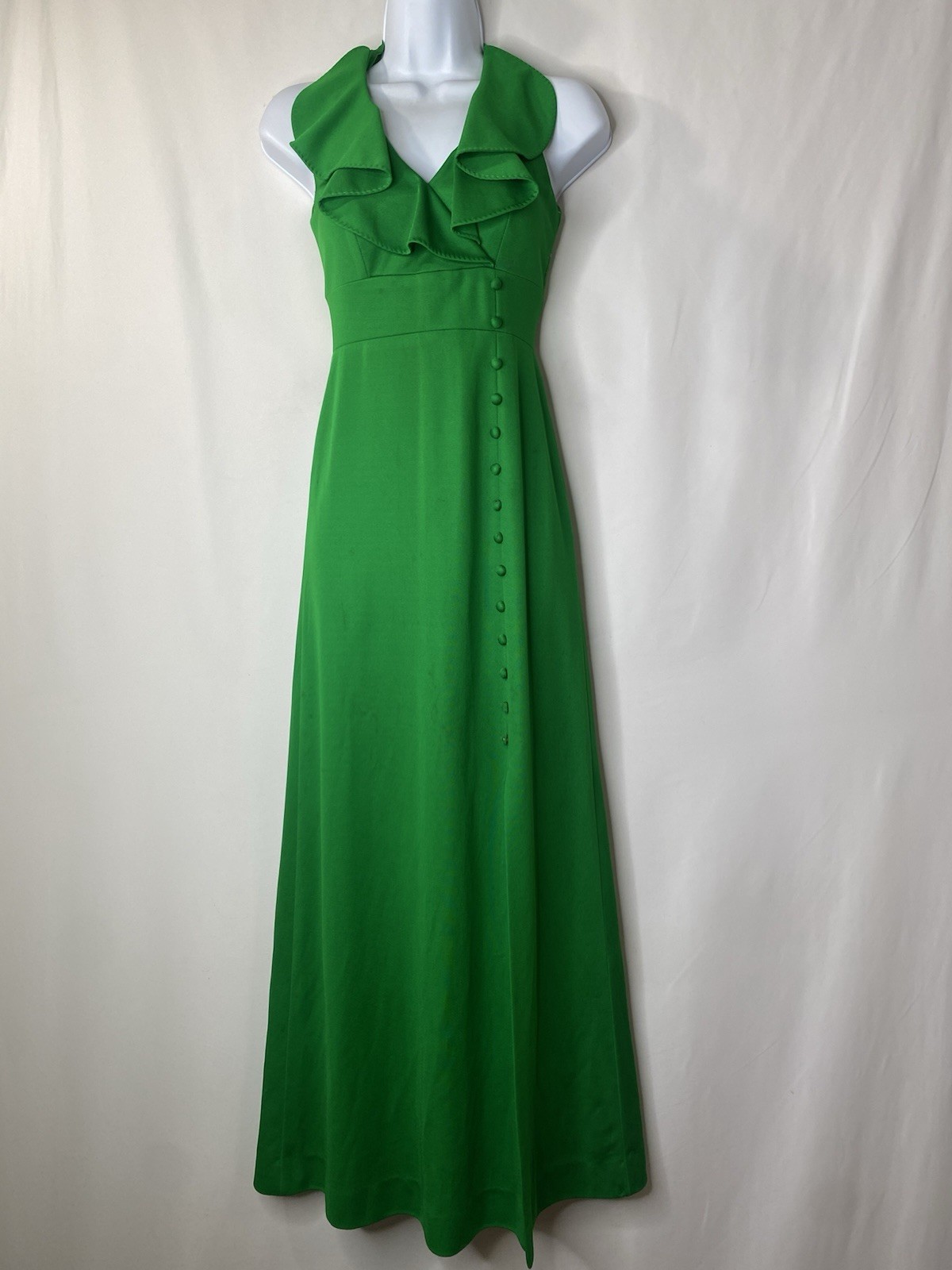 Womens Vintage Union Made Slinky Christmas Dress Measures Extra Small Holidays