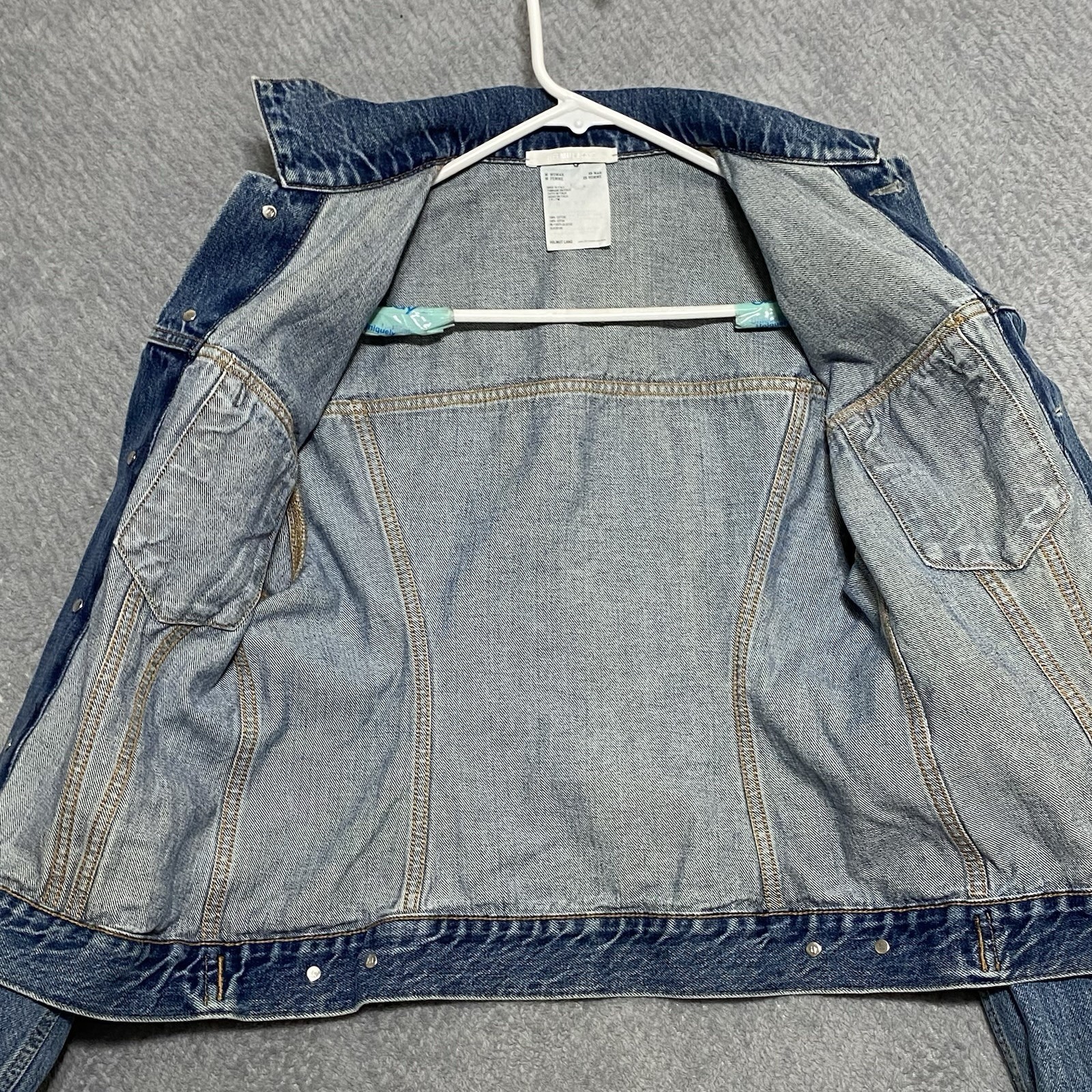 HELMUT LANG Unisex Sz Women-Med Men-XS 1999 Vintage Classic Denim Jacket