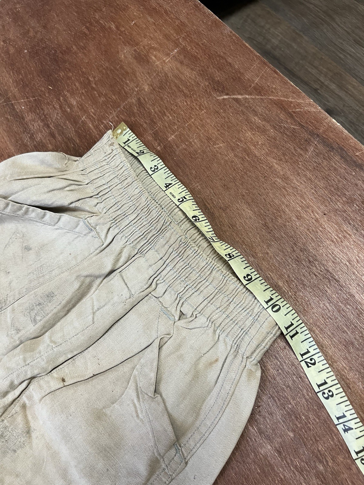 Vintage DRY ROT 40s 50s Wide Leg Cotton Canvas Distressed Pants (24”-26” Waist)