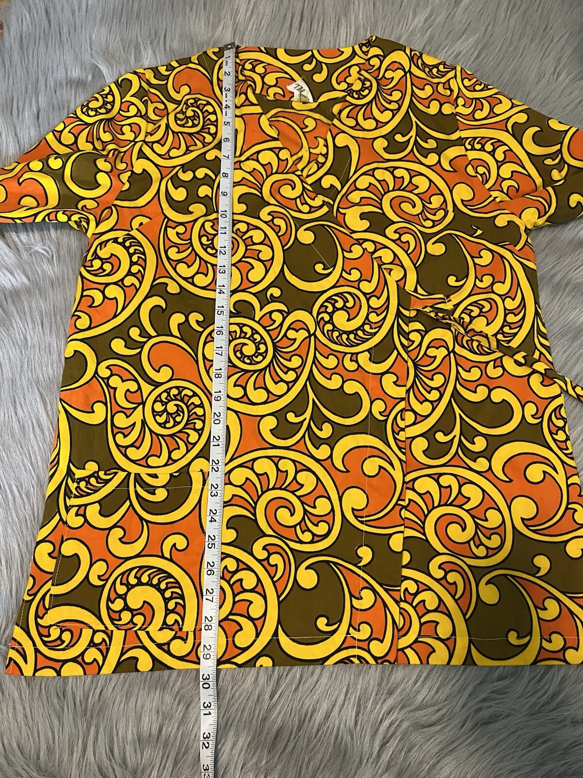 Vintage Design House Retro Cotton Wrap Top Cover Up