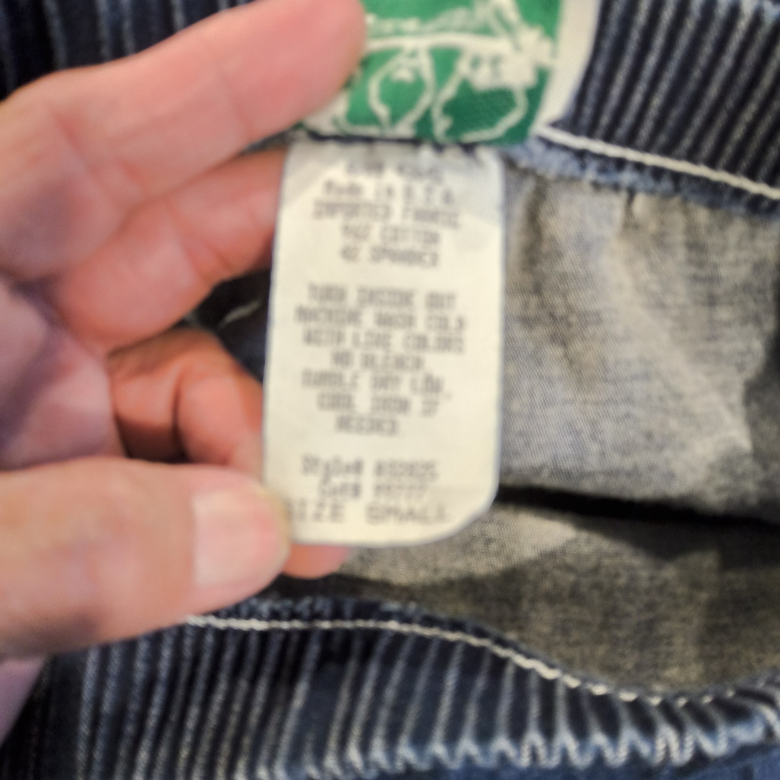 Vintage Quacker Factory Patriotic Star Denim Pull On Jeans Small USA
