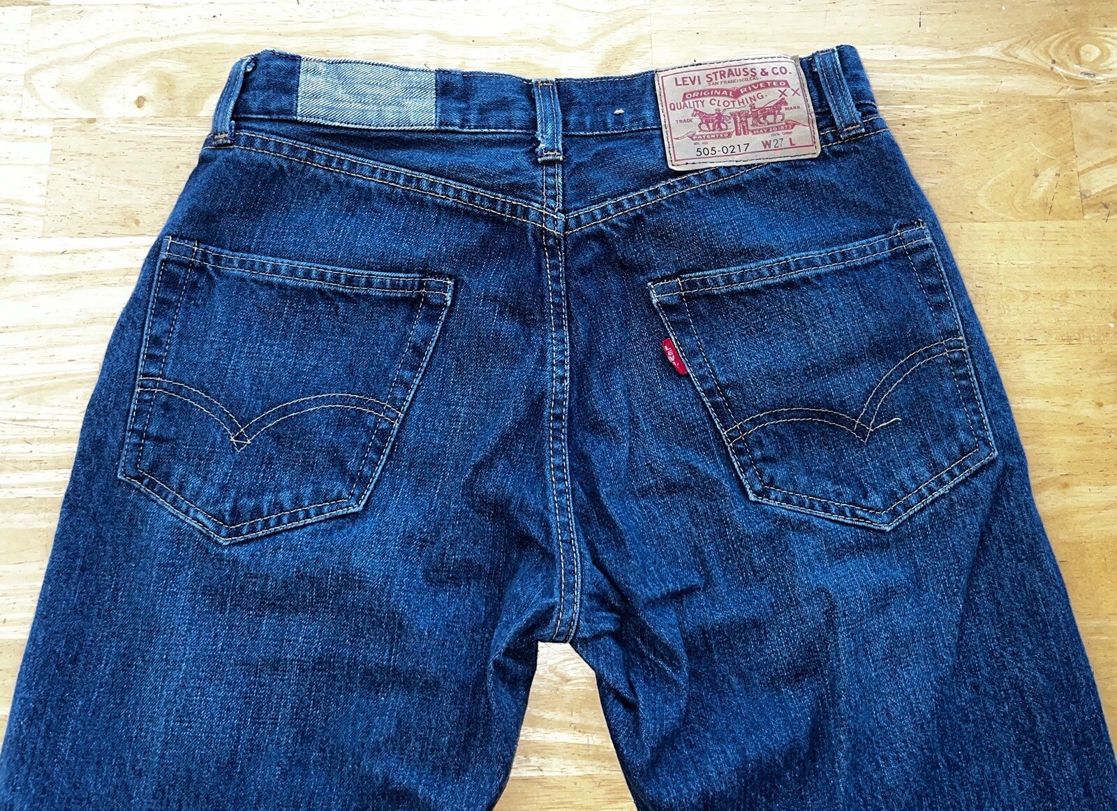 Levi’s Vintage Clothing Line LVC Selvedge BIG E 505-0217 Talon 42 Zip Jeans-27