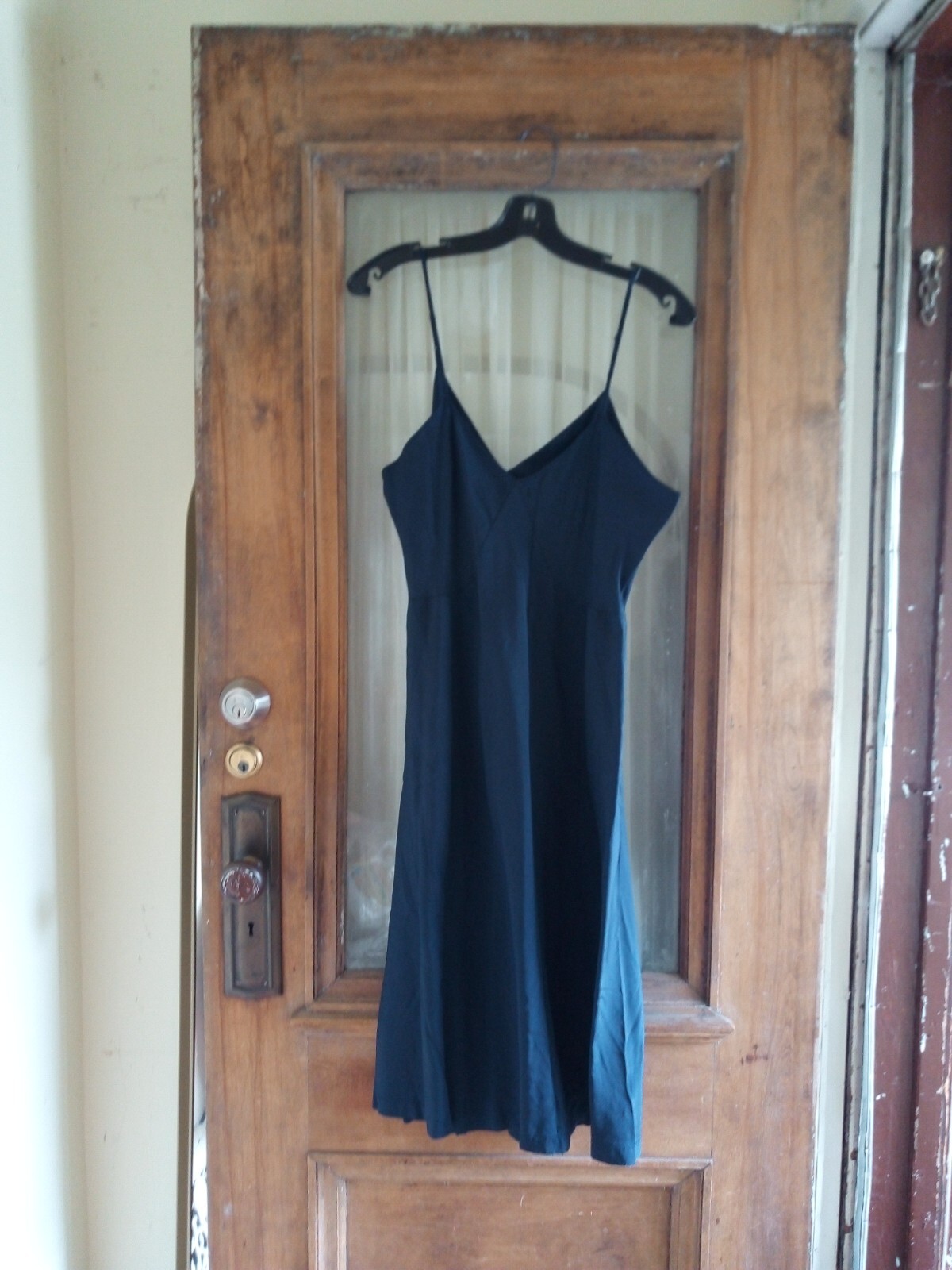 Vintage Kaybar Navy Lingerie Slip Dress Bombshell 40 By Kaymar Garments