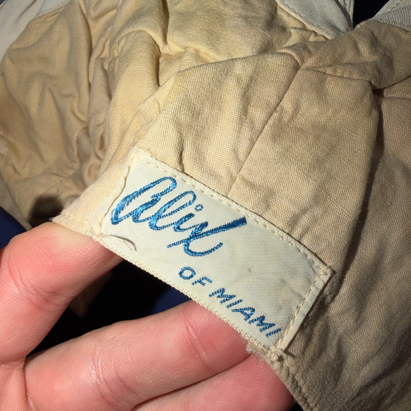 Alix Of Miami Rhinestone 1950s VTG Bathing Suit Swimsuit Hollywood Swim Wear Blu