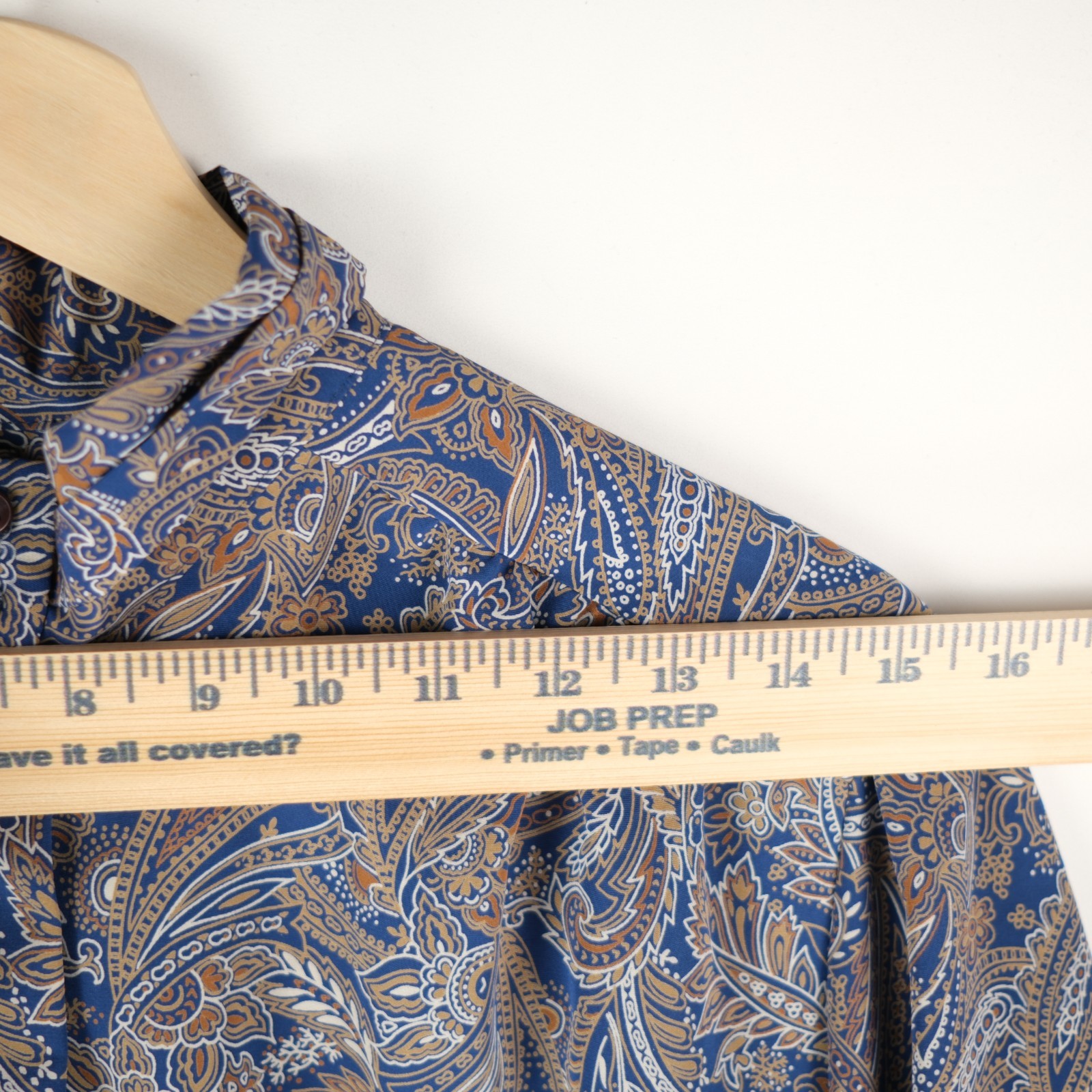 VTG Country Sophisticates Pendleton Paisley Blouse Mock Neck Women’s Size L EU