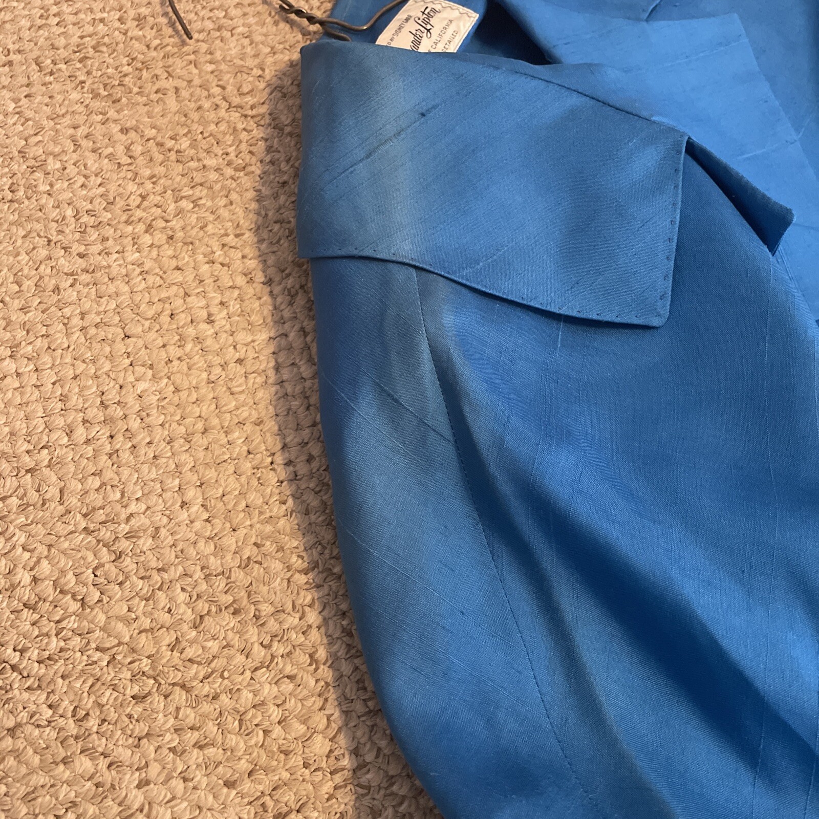 Vintage Alexander Lipton Dress Womens With Jacket Bright Blue
