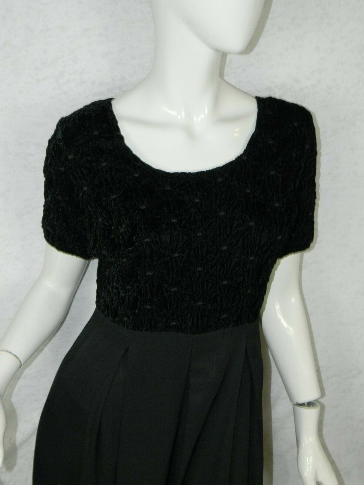 Vintage 90’s Jeffery & Dara Linda Hutley Jumpsuit Black Hipster Size 5/6