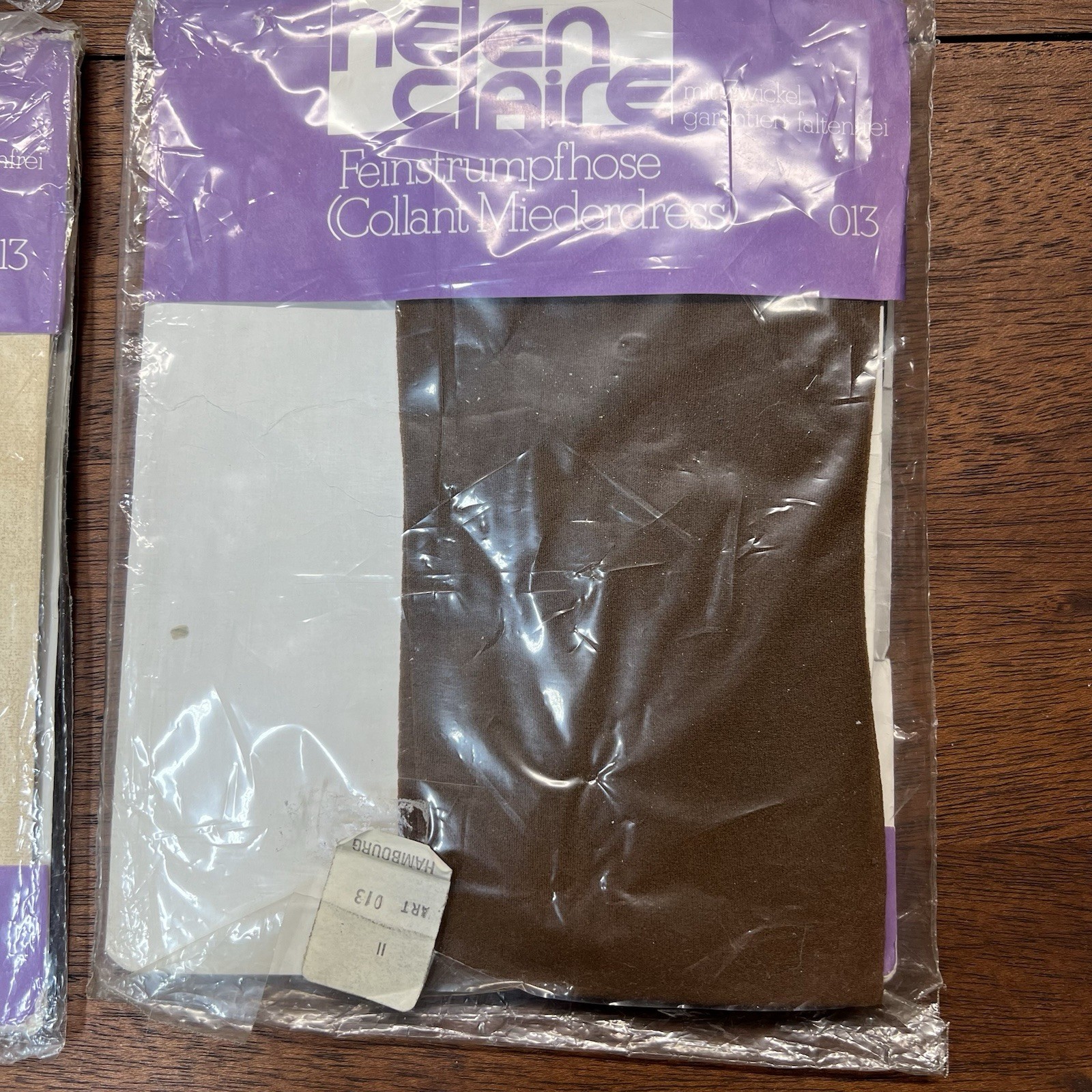 Lot of 4 Vintage Sheer Pantyhose Mixed Sizes & Colors New 3 Tan 1 Black