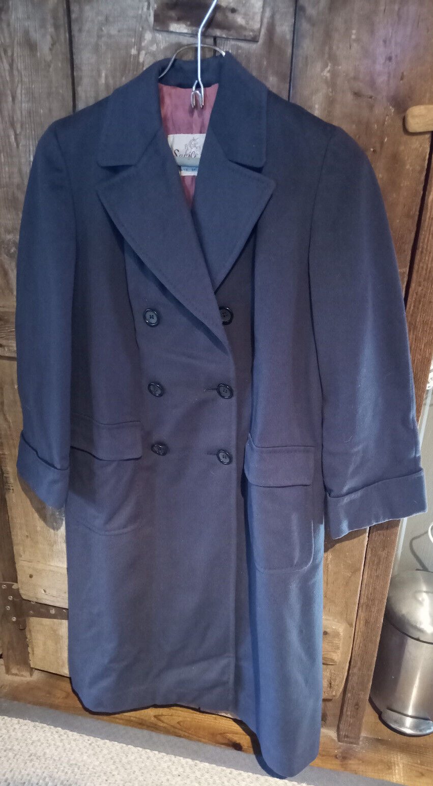 1950s ladies Savile Row cashmere coat