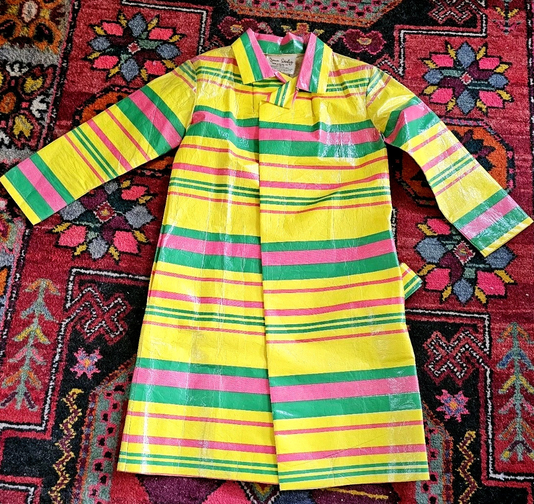 VTG James Sterling 60s Raincoat Mod Pop Art Rarity