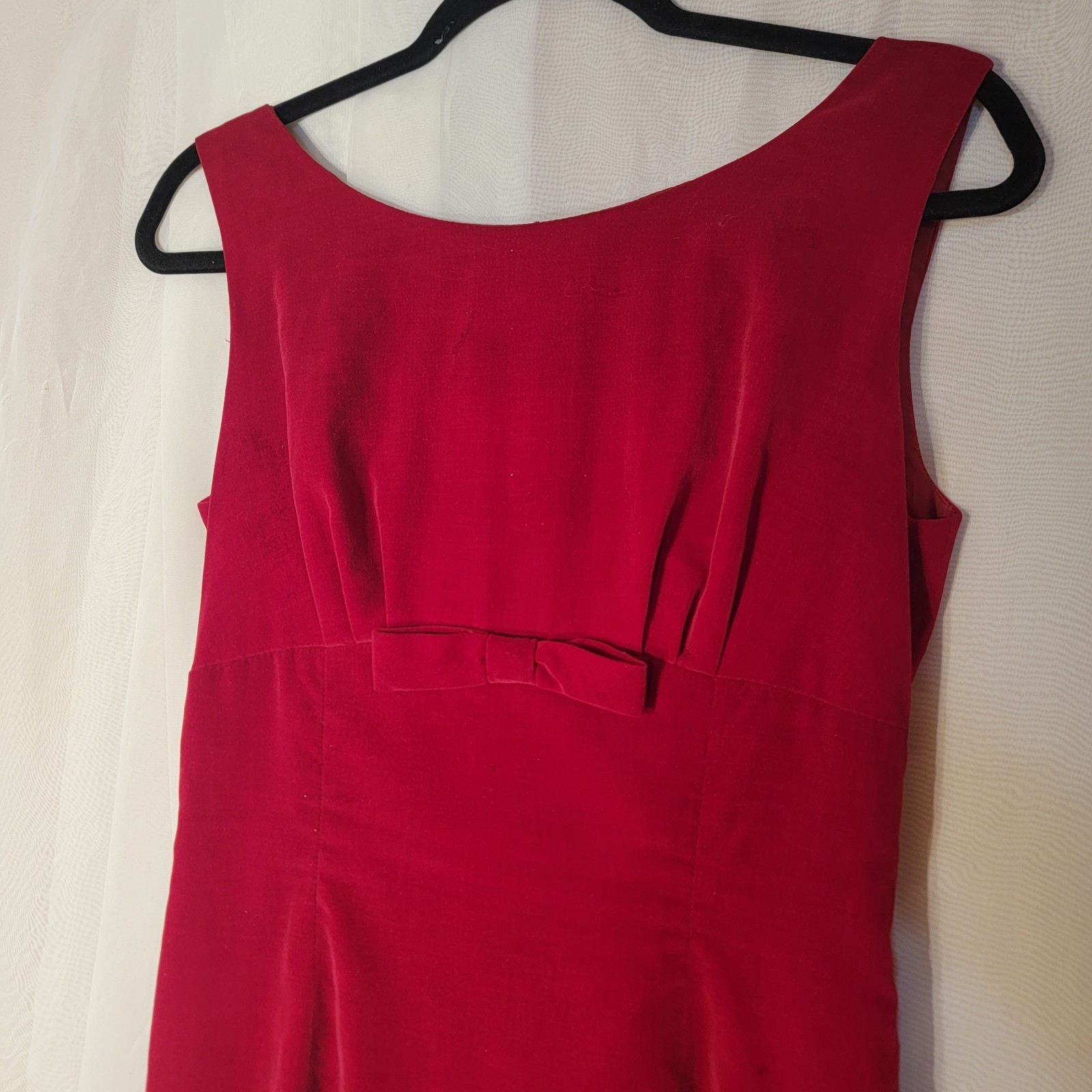 Intl Ladies Garment Workers Union Label RARE Vtg Dress Empire Waist 1950s 1960s