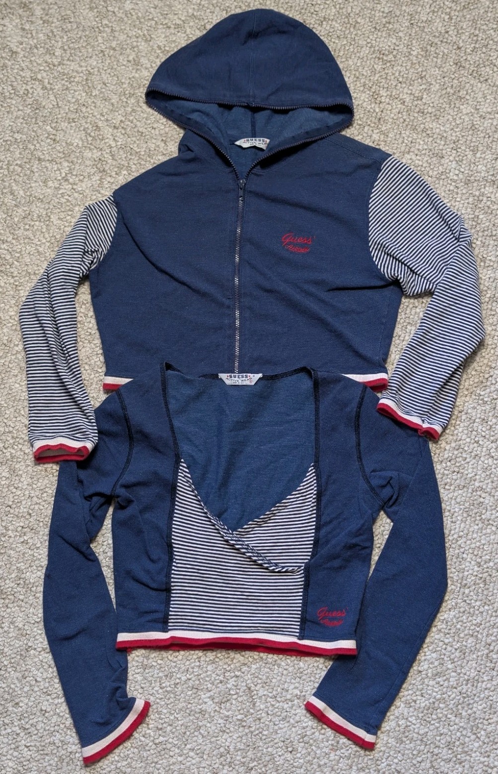 Vintage Guess Activewear Hoodie And Top Bundle Made In USA