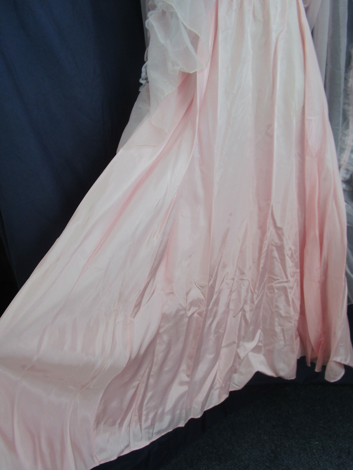 Vtg PINK Cottagecore Fancy Frocks Phyllis Gerrans Southern Belle Prom Dress 7