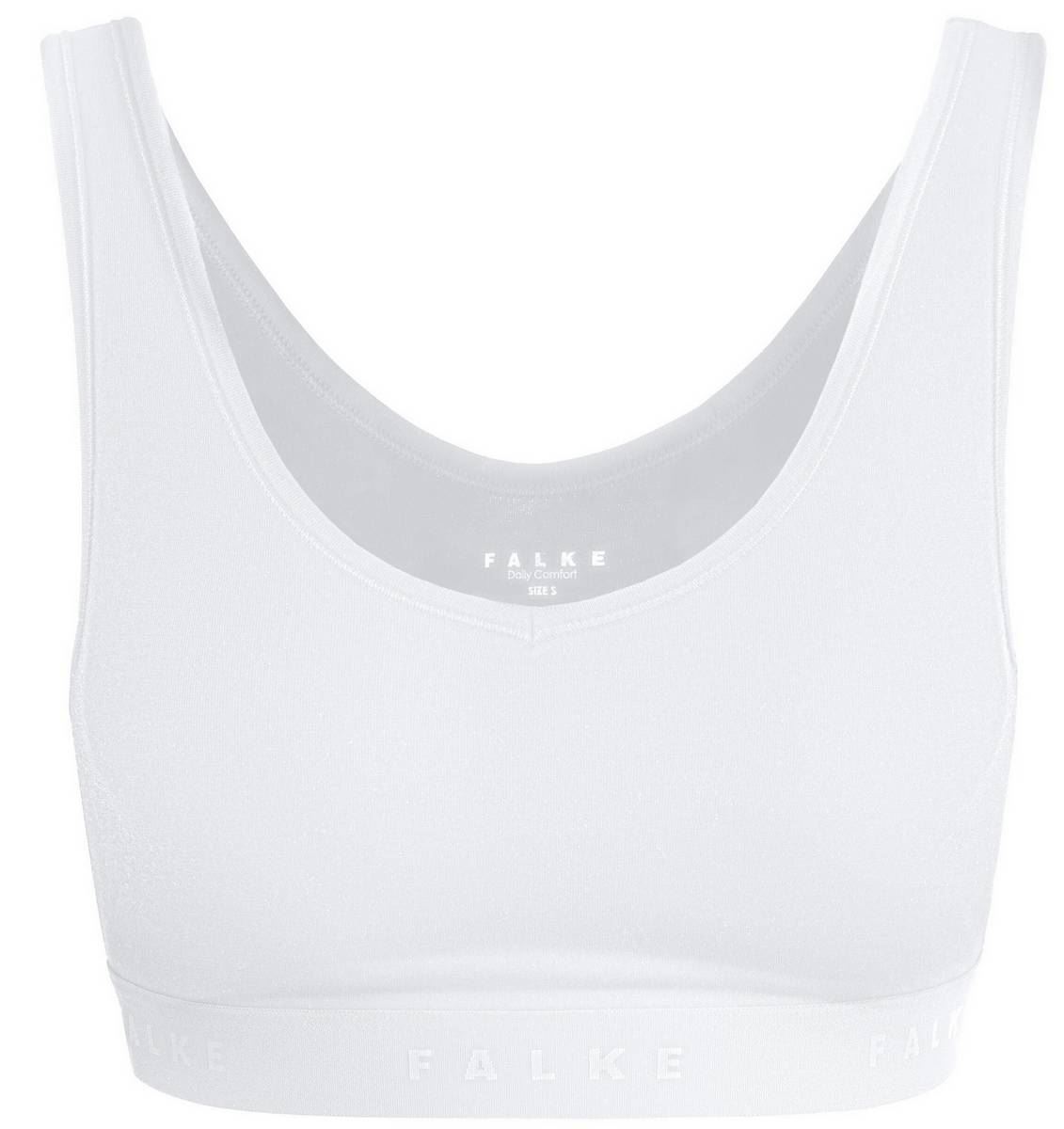 Falke Womens Daily Comfort 2-Pack Bra – White