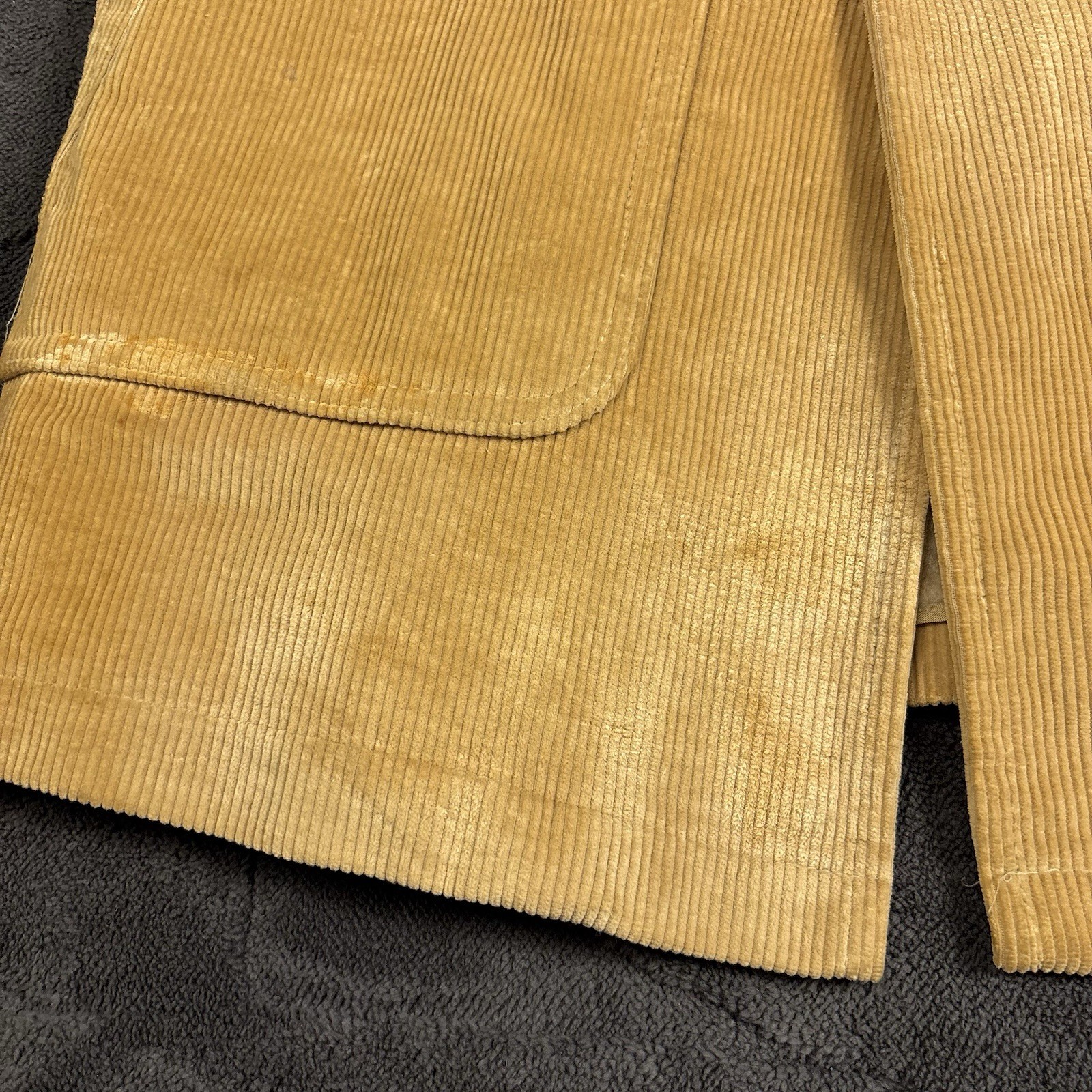 Vintage 1970s McGregor Corduroy Button Up Long Coat Women’s Size 38 USA Retro