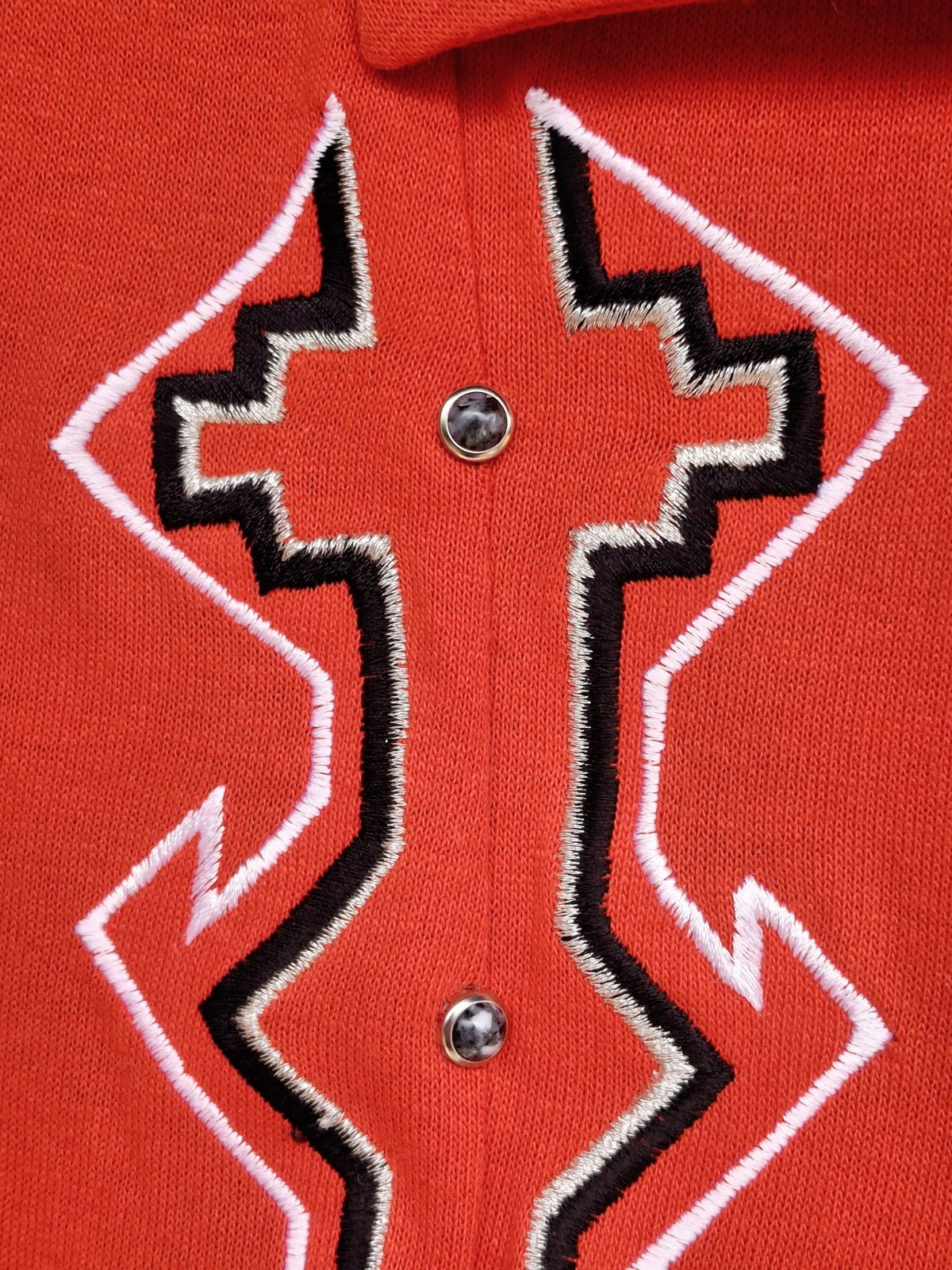 Vintage 90’s 1849 Authentic Ranchwear Western Cowboy Shirt Red Cropped Sz S Crop