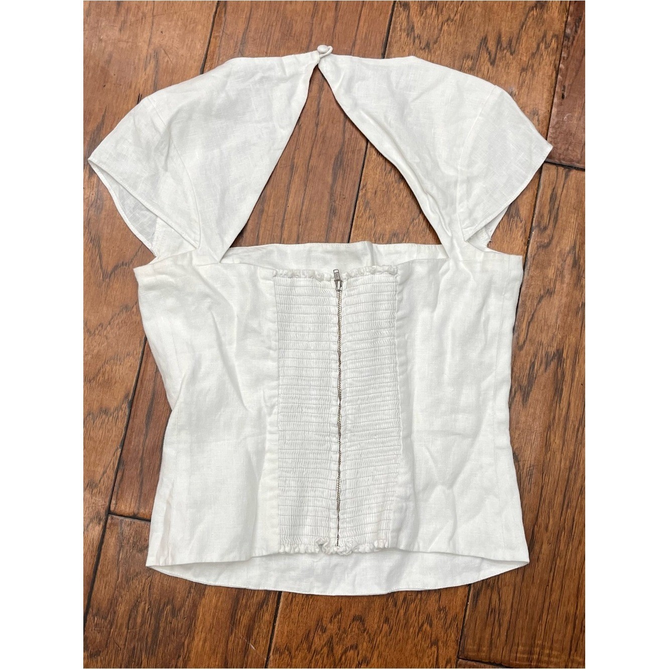 Reformation Cora linen top