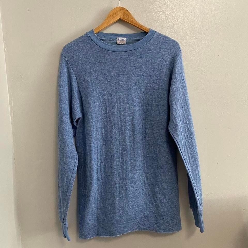Vintage Duofold light blue long sleeve shirt