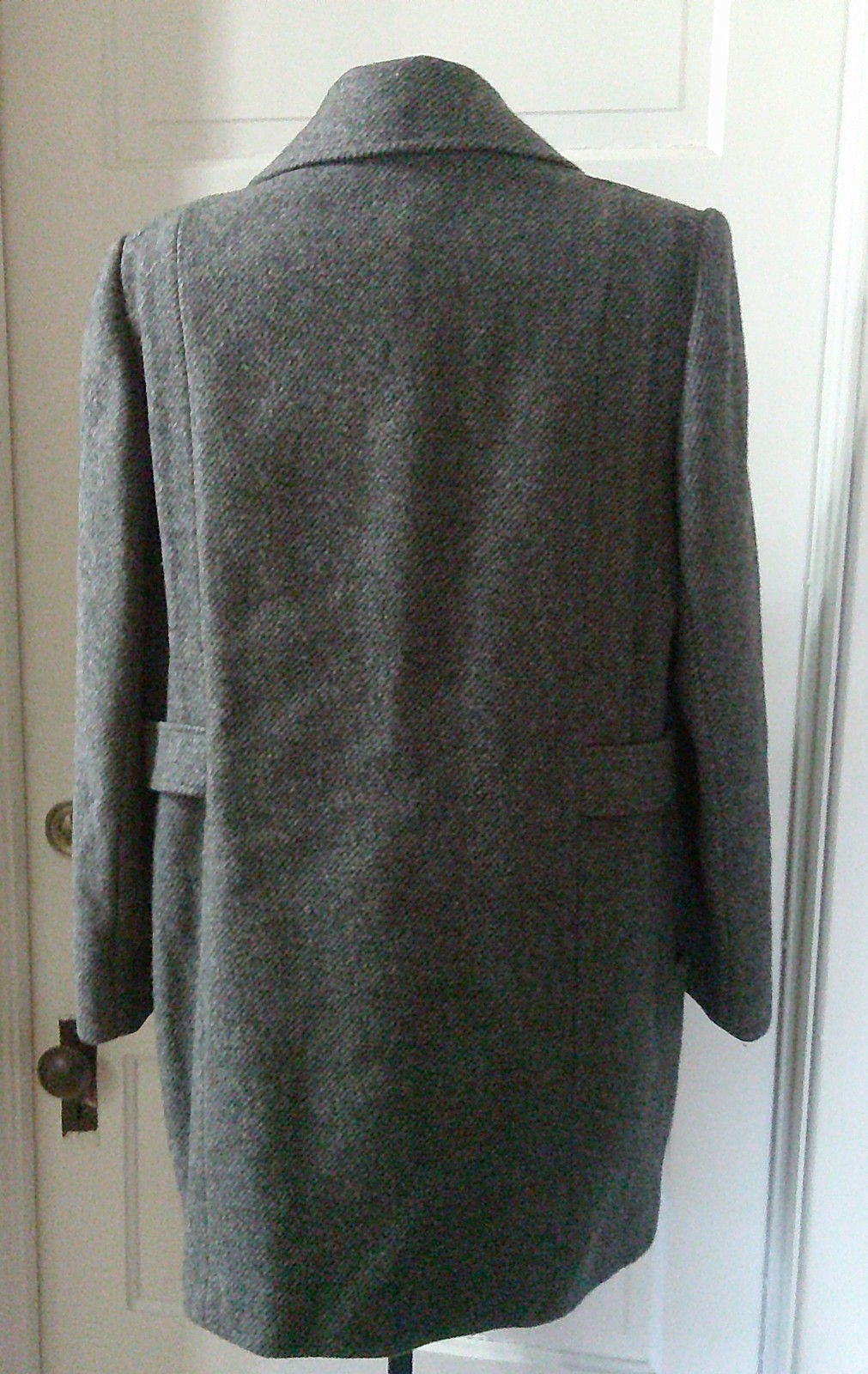 ALORNA Vintage 80’s WOOL Blend Button Up Warm Coat USA Union Made XL