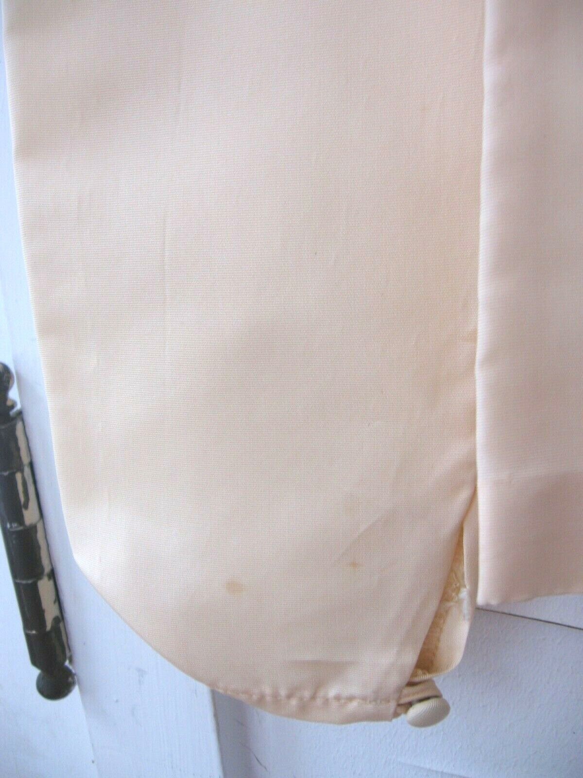 VINTAGE CREAM TAFETTA 2 PIECE VICTORIAN STYLE SKIRT AND BLOUSE- SOMETHING ELSE-4