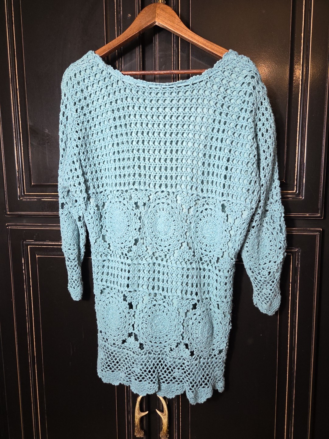 Vintage Roamons Crochet 2x Boho, Cottage Core ,Granny Core, Festival…
