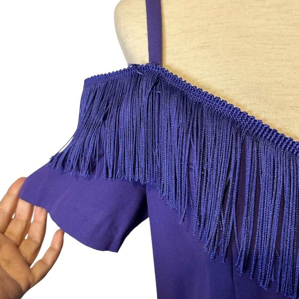 Western Collection USA Vintage Rodeo Cowgirl Musical Theatre Maxi Dress Fringe M