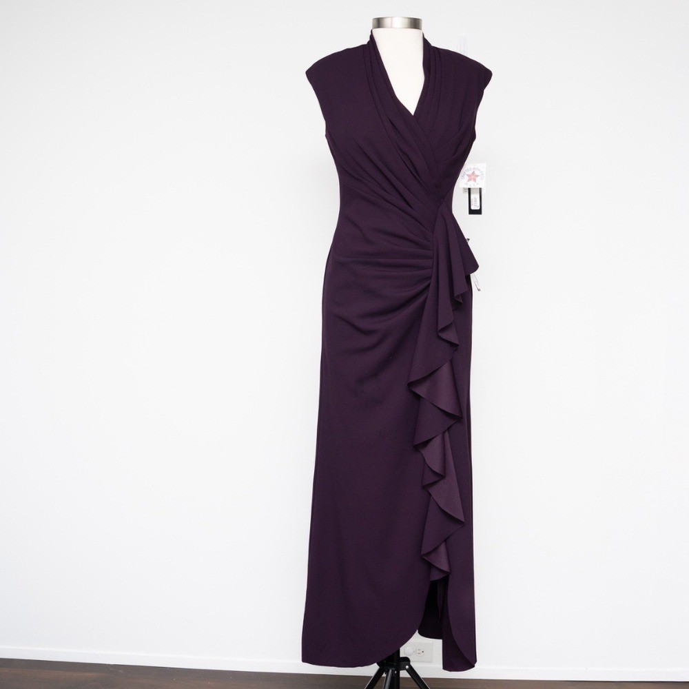 Betsy and Adam – Waterfall Ruffle Gathered Waist Gown