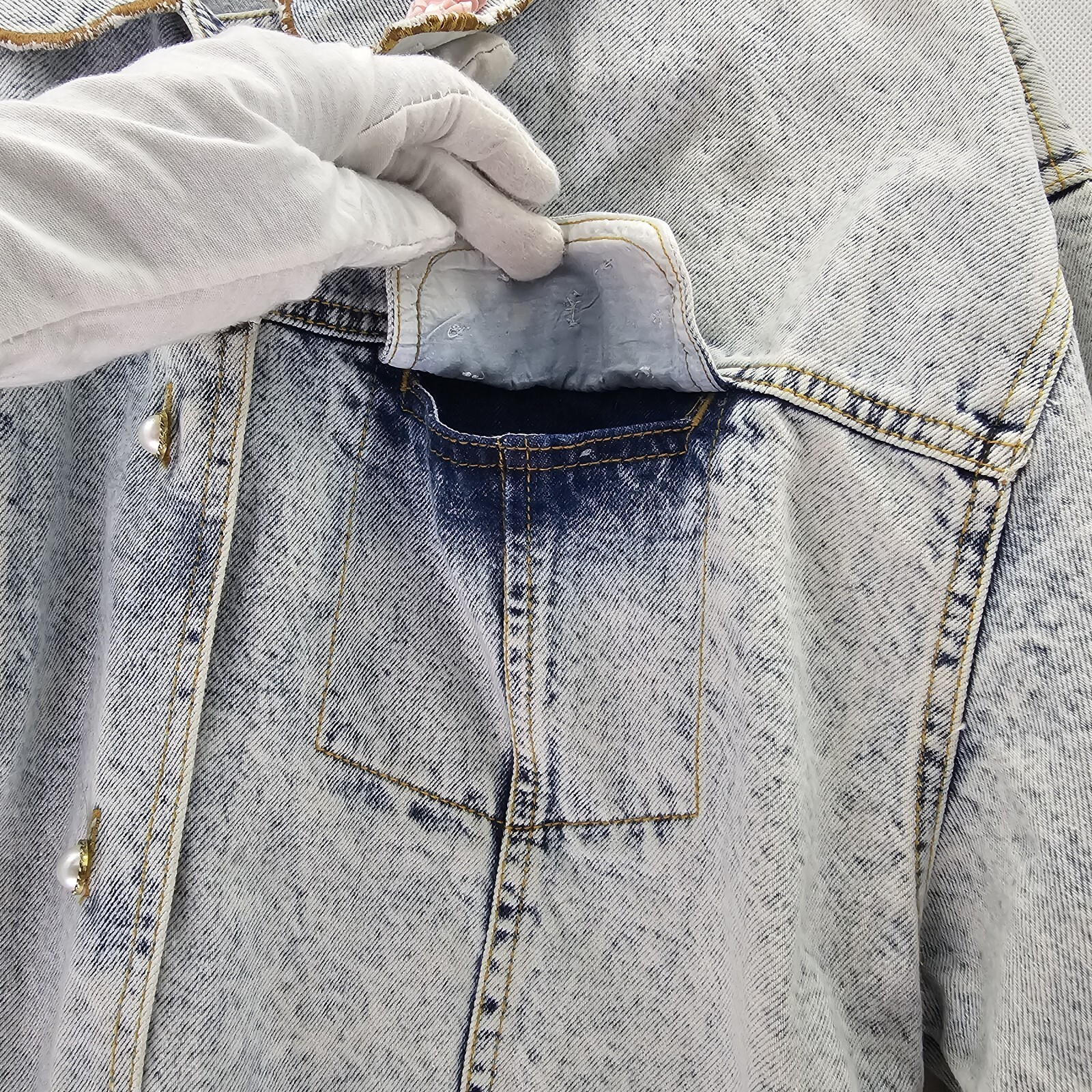 Vintage Unbranded Women Chest Size 44 InchesBlue Denim Jacket