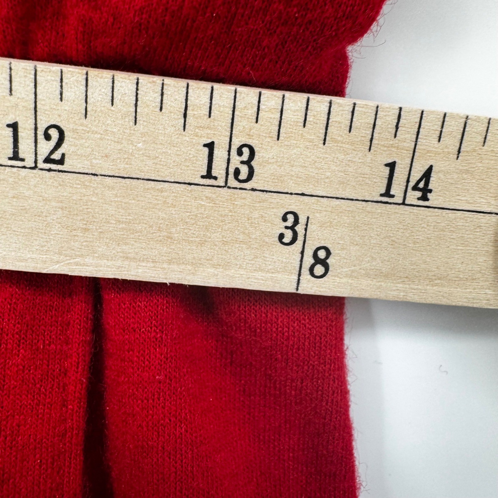 Carol Anderson Petite Red Wool Blend Belted Midi Dress Vintage Long Sleeve Sz 8