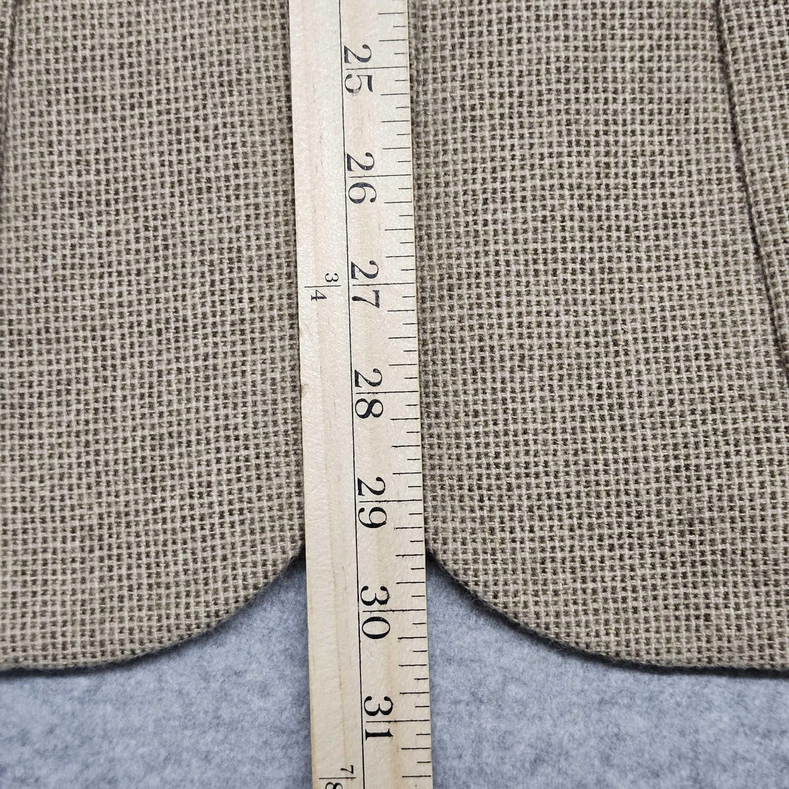 Vintage Georgio Armani Tweed Blazer 6/Skirt 10 Set Womens 100% Wool