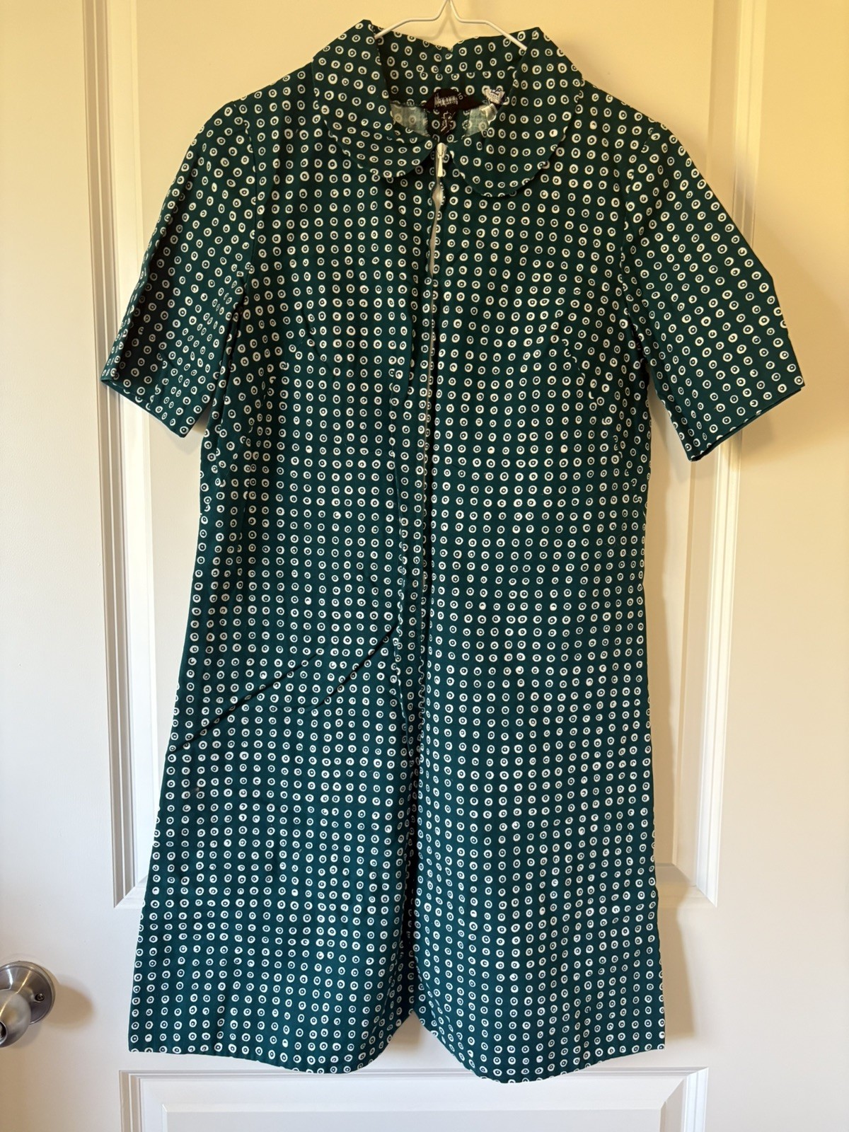 Marimekko Design Research vintage patterned a-line zip dress minidress 8 10 38