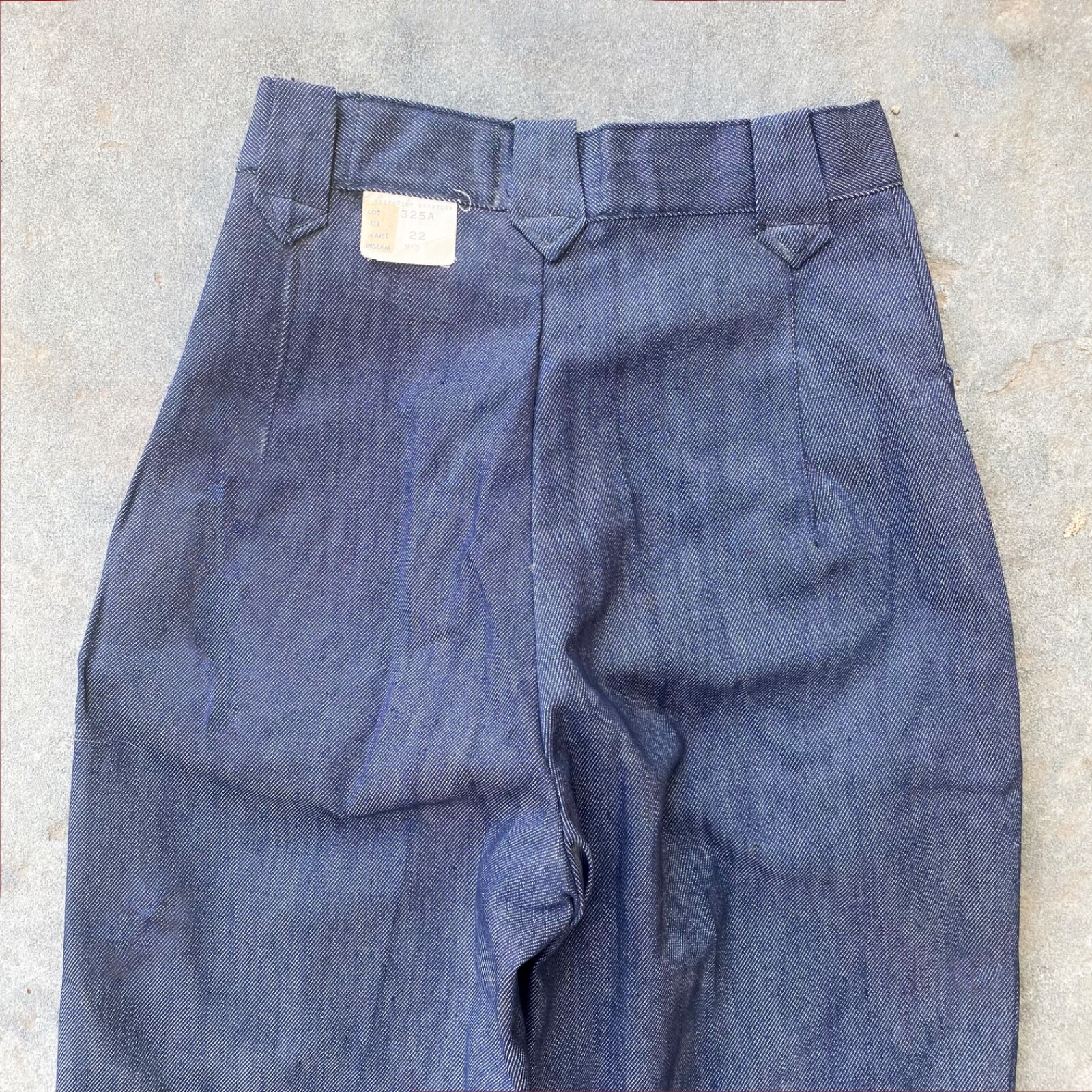 Deadstock NWT Vintage 1960s Lee Frontier Lady Pearl Snap Side Zip Indigo Jeans