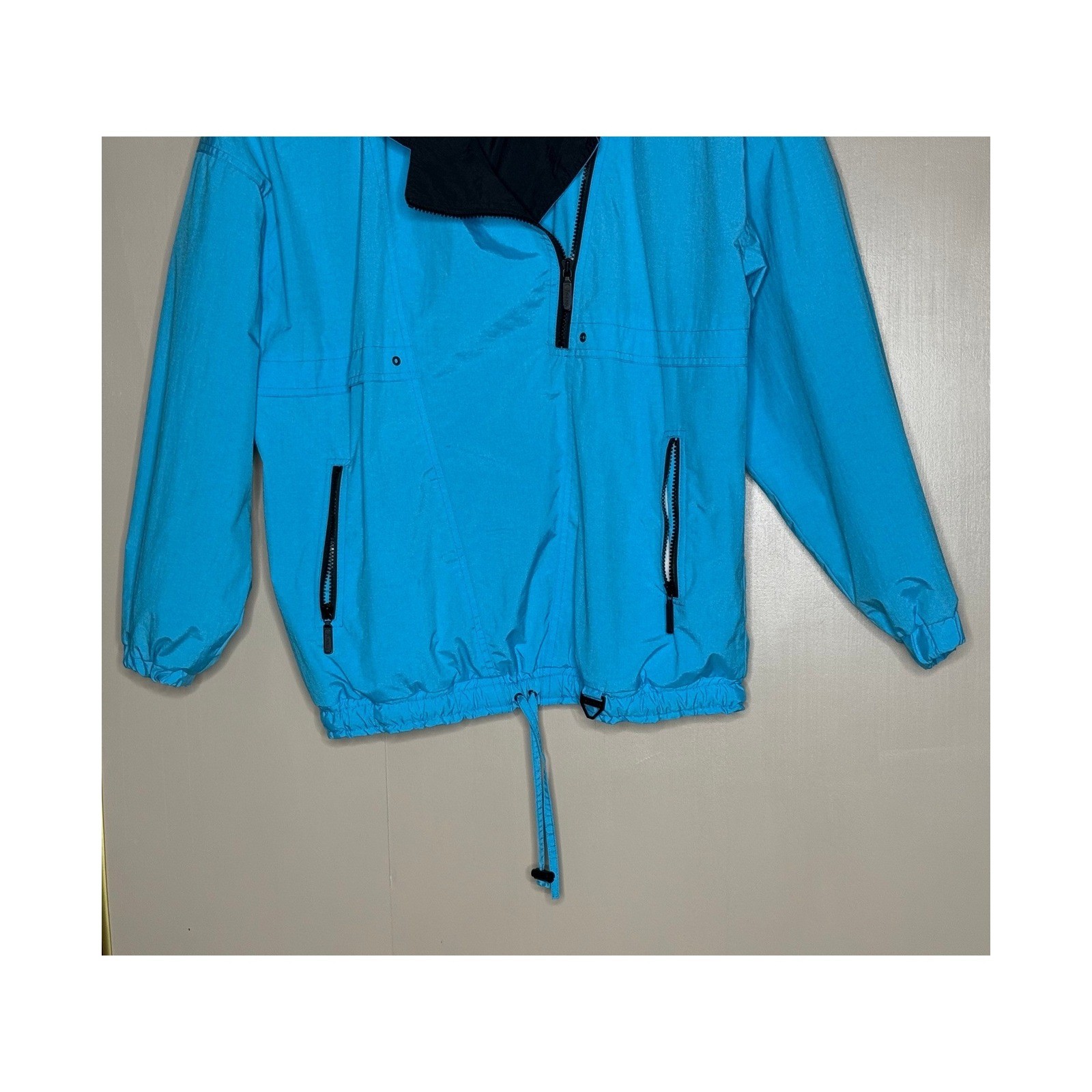 Vintage Tyrolia by Head Electric Blue Ski Jacket Womens M 8439-474 Windbreaker