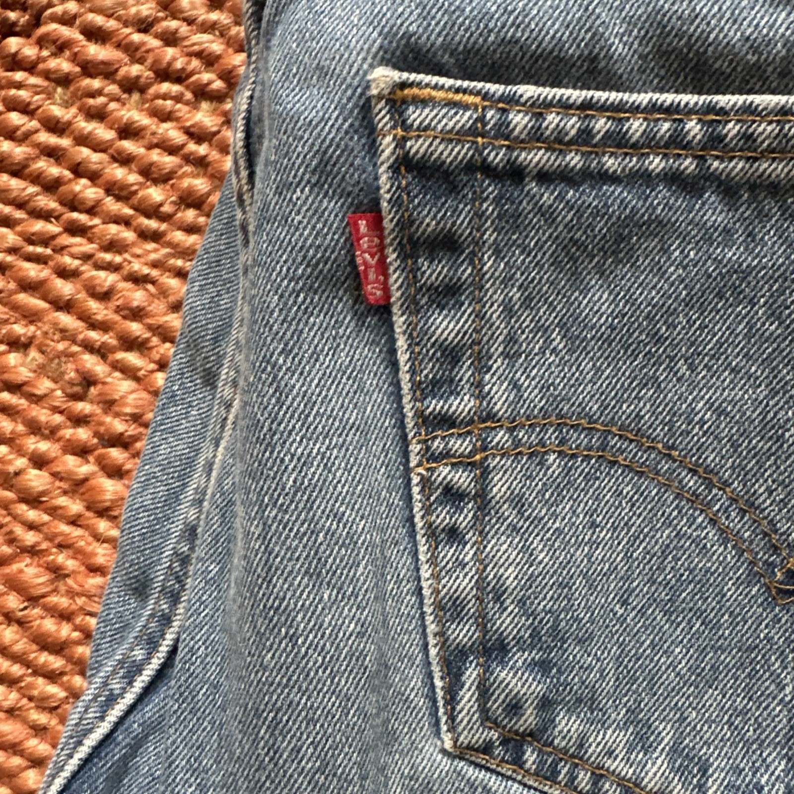 Vtg W’s 80s Levis 501 Jean 32×32 (30×29) Blue Made In Canada Factory 216
