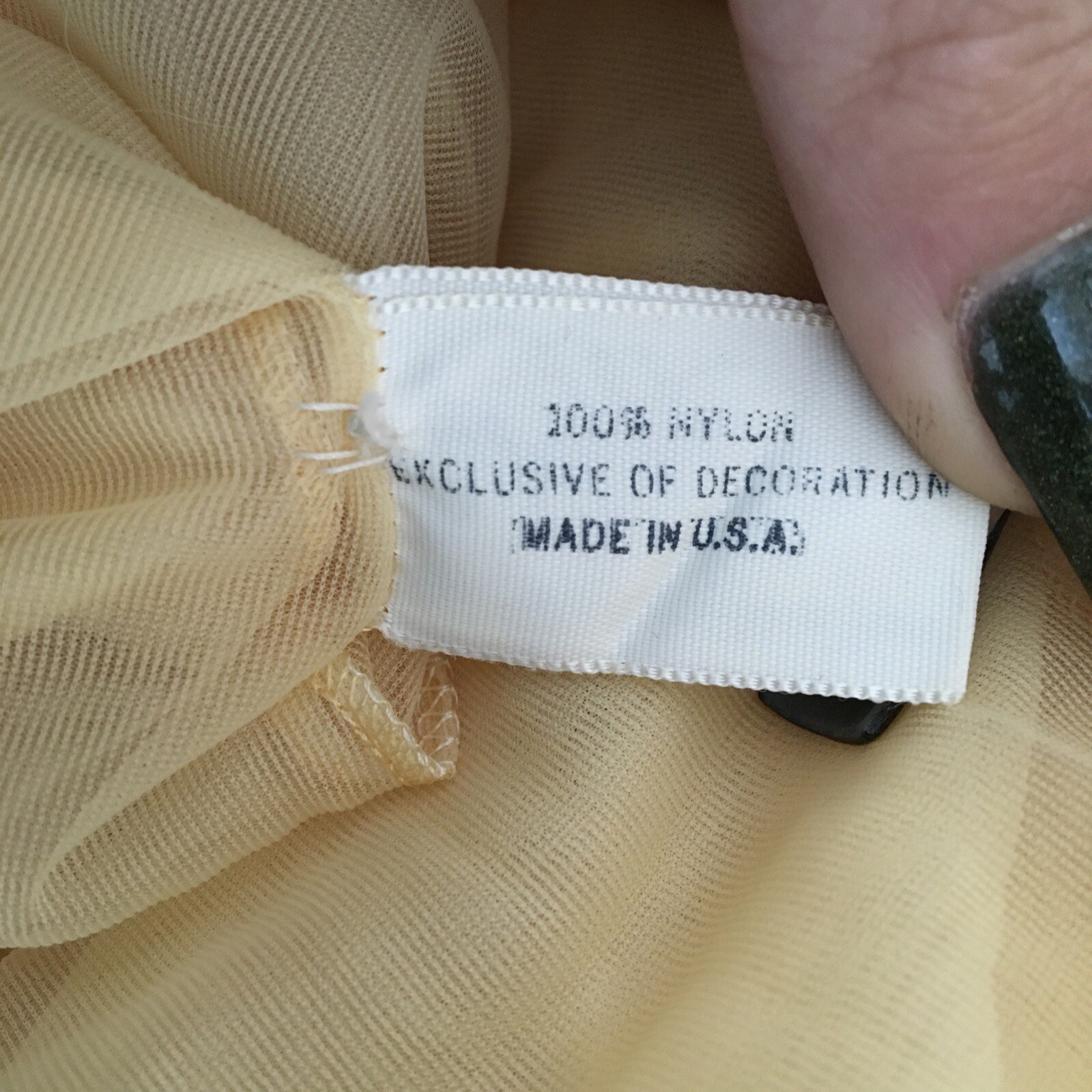 Vtg 60s Worth Chiffon Robe Ruffle Babydoll Sweep Lingerie Nightgown Wedding S