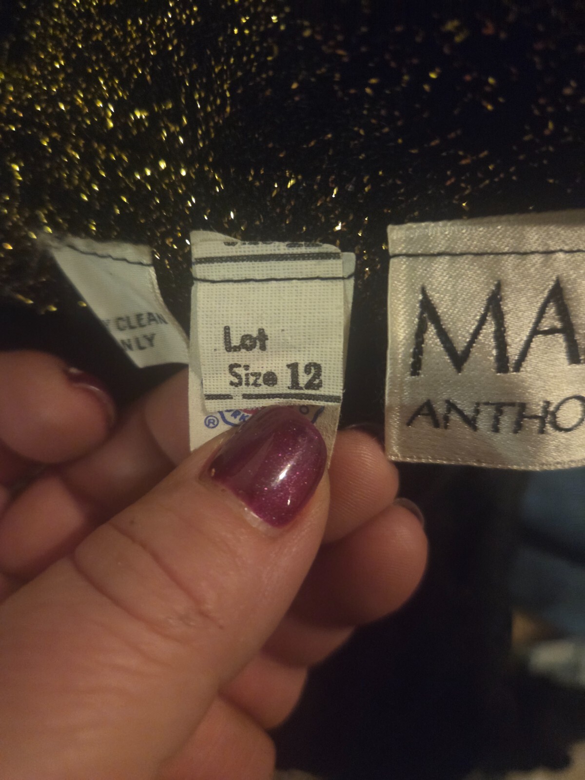Anthony Muto Marita Sequins 60’s Dress long