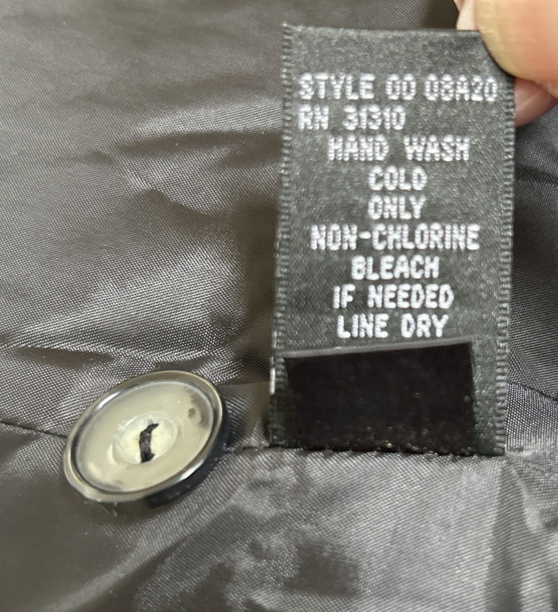 VTG Black Satin Women’s Dress Vest Waistcoat Tailored Classic BCX Med