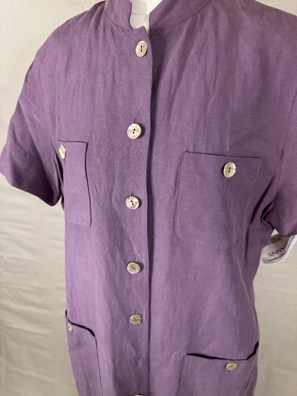 New With Original Tags! Vintage 1990s SILX by August Silk Purple Maxi Dress