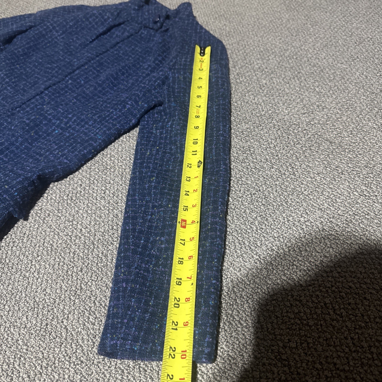 vogue paris original Women’s Dress Jacket Blue Handmade Vintage