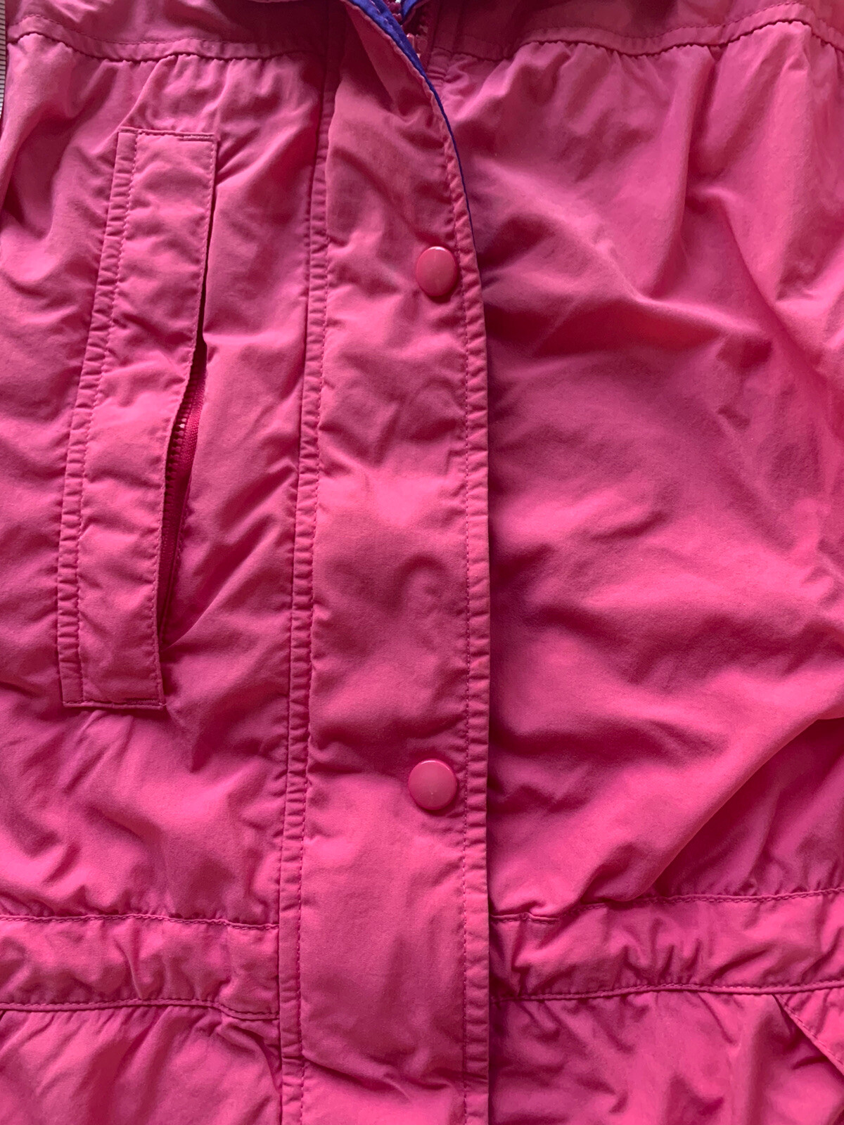VINTAGE Eddie Bauer Gortex Jacket Windbreaker Pink Purple Womens Medium