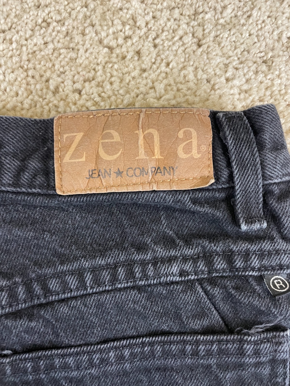 Vintage Zena Jeans Womens 26×29 Denim Mom Jeans High Rise Black
