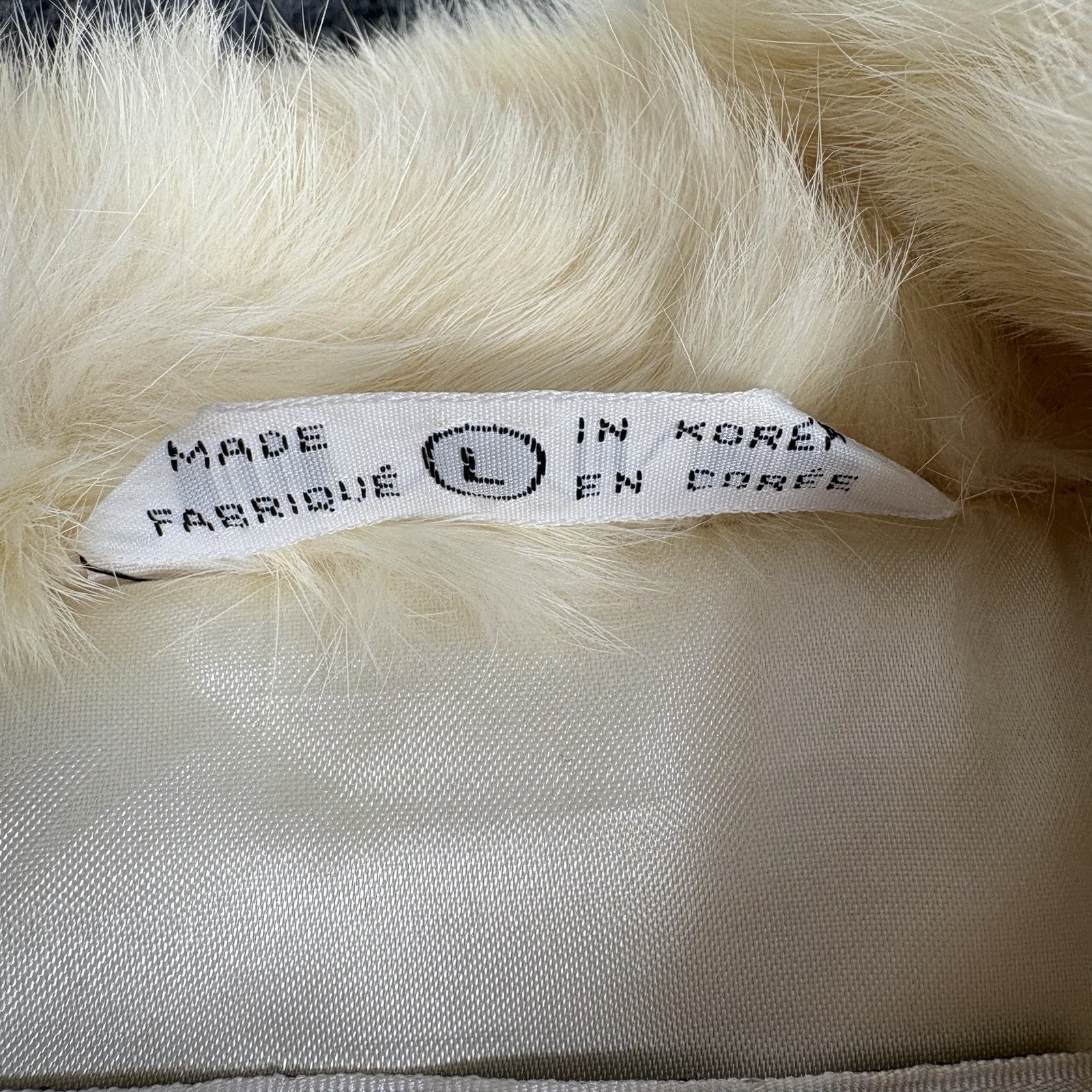 Vintage Wilsons Leather Belted Rabbit Fur Jacket Large Genuine Fur Coat And Hat