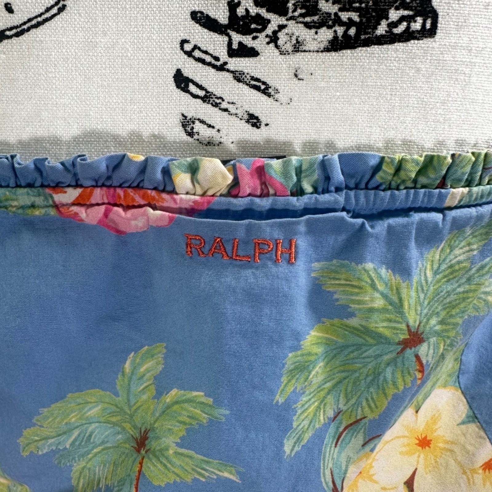 Vintage Y2K RALPH Ralph Lauren Camisole Corset Top Women’s M Floral Cottagecore