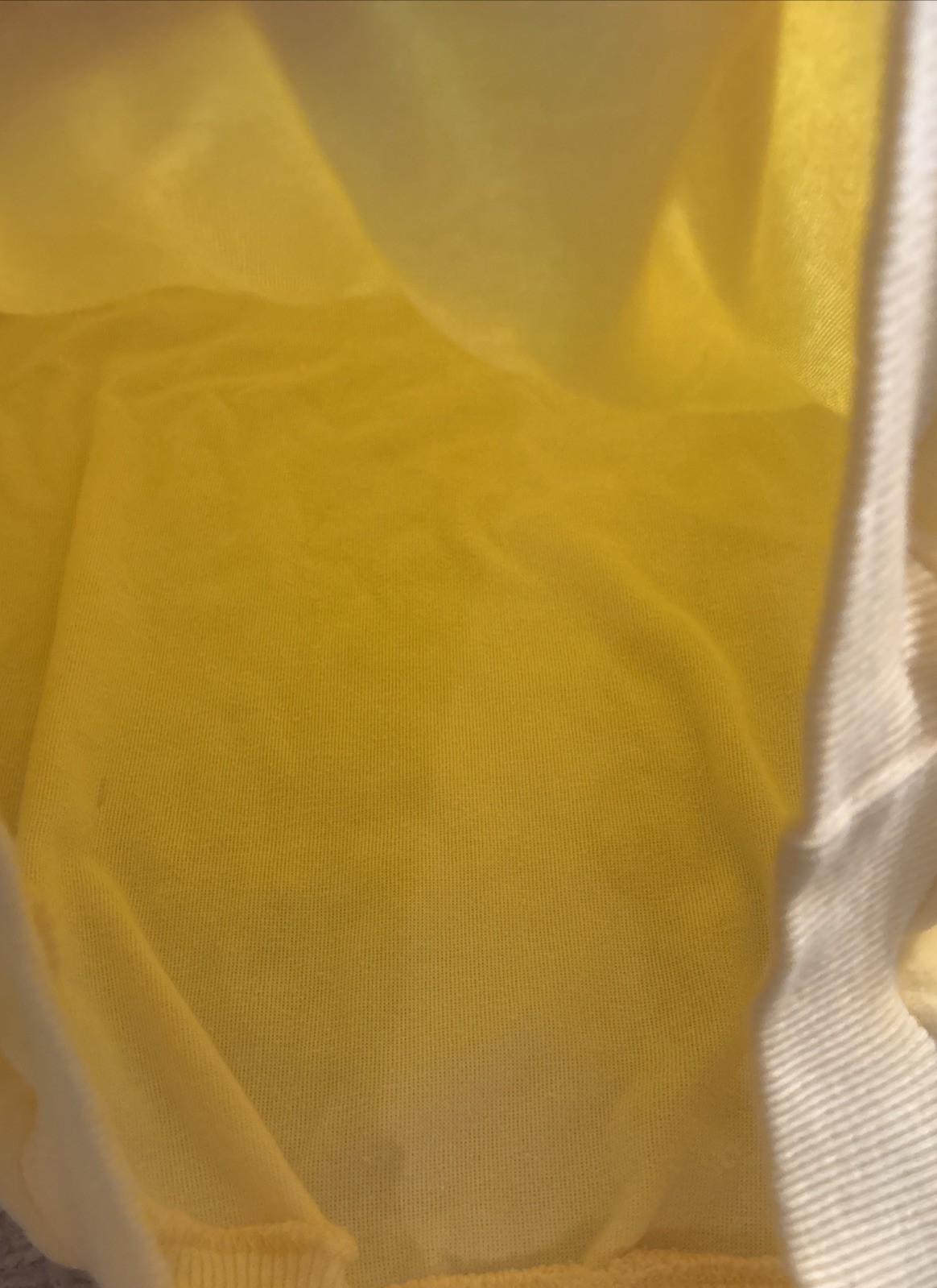 Vtg SKYR Skiwear Sportswear Womens M/L? Yellow Turtleneck Shirt Made USA Cotton