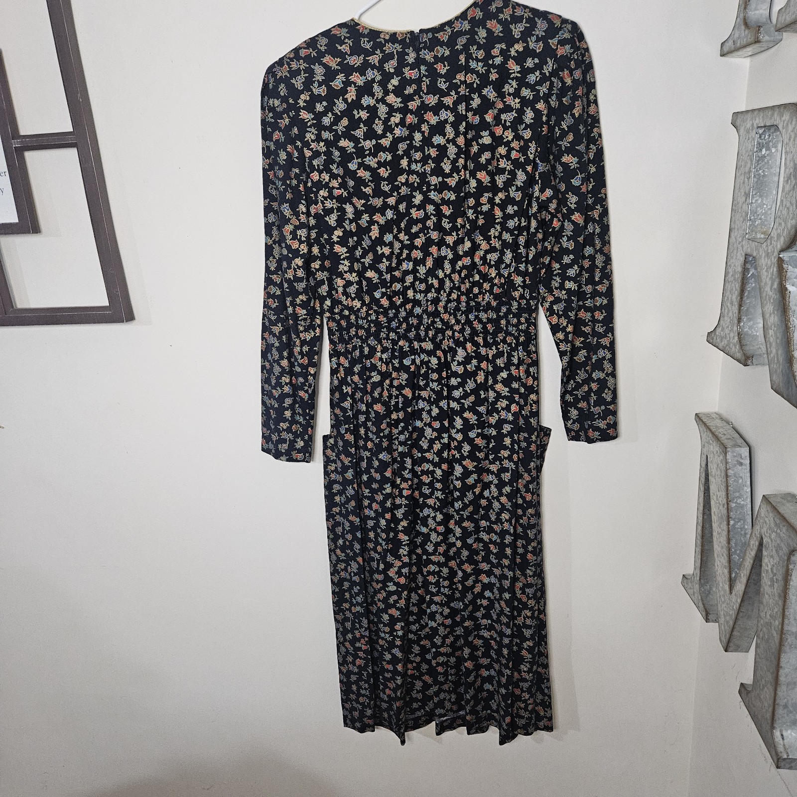 Vintage 80s Sweetbriar Women’s Dress Size 10 Floral w/ Pockets