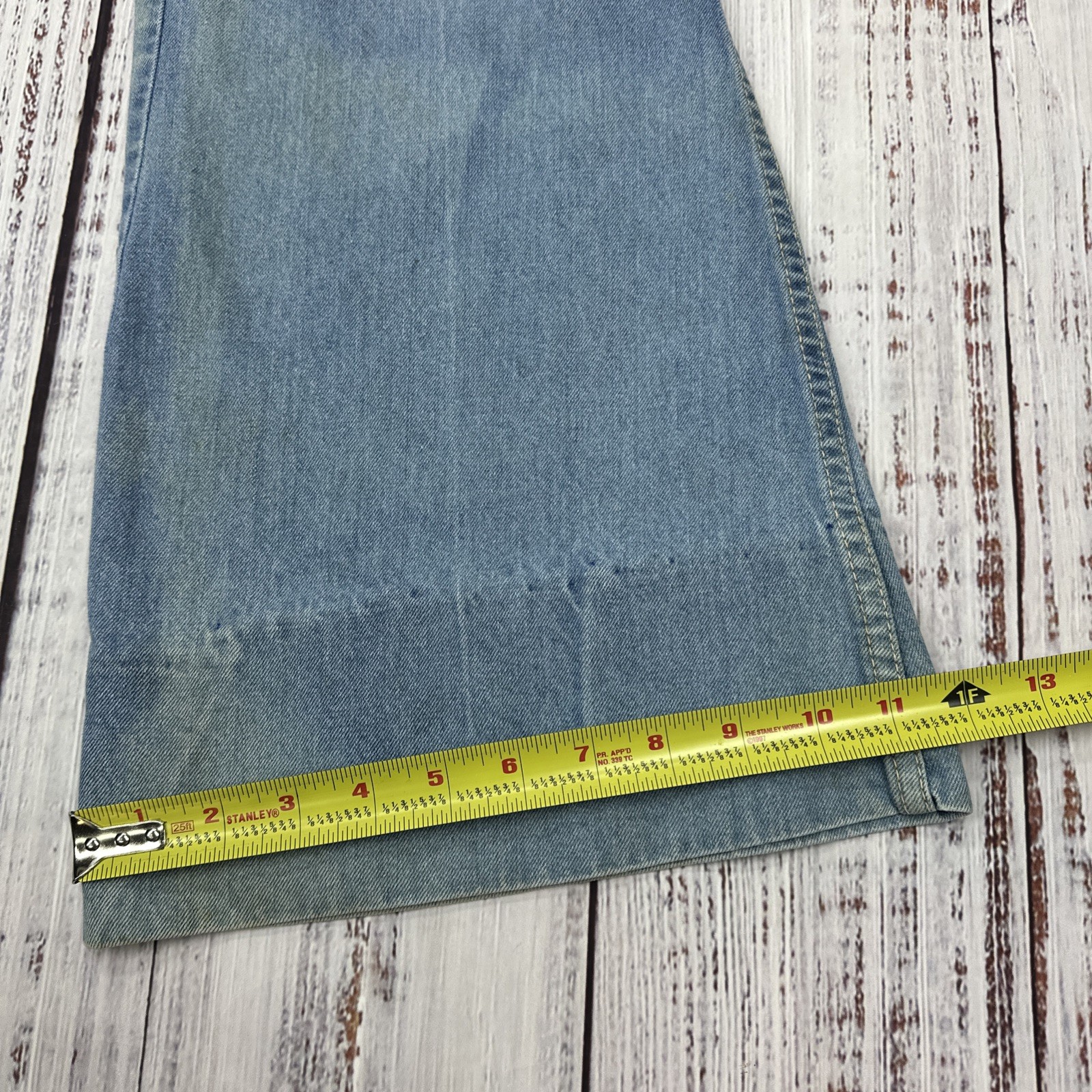 VTG 70’s Texson Bell Bottoms Flared Jeans Women’s Sz 7-8(22×31) High Waist RARE!